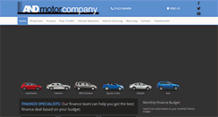 Desktop Screenshot of andmotorcompany.co.uk